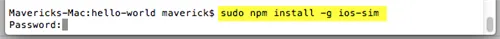 ios-sim install