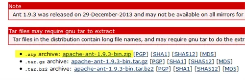 Setup Phonegap Windows Ant Install